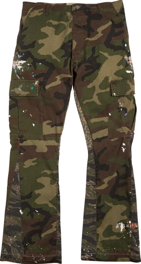 Trending Fashion: Camo Pants with Paint Splatter